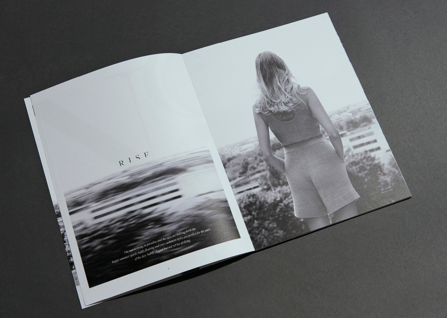 Fashion Editorial Cashmere Magazine Opener