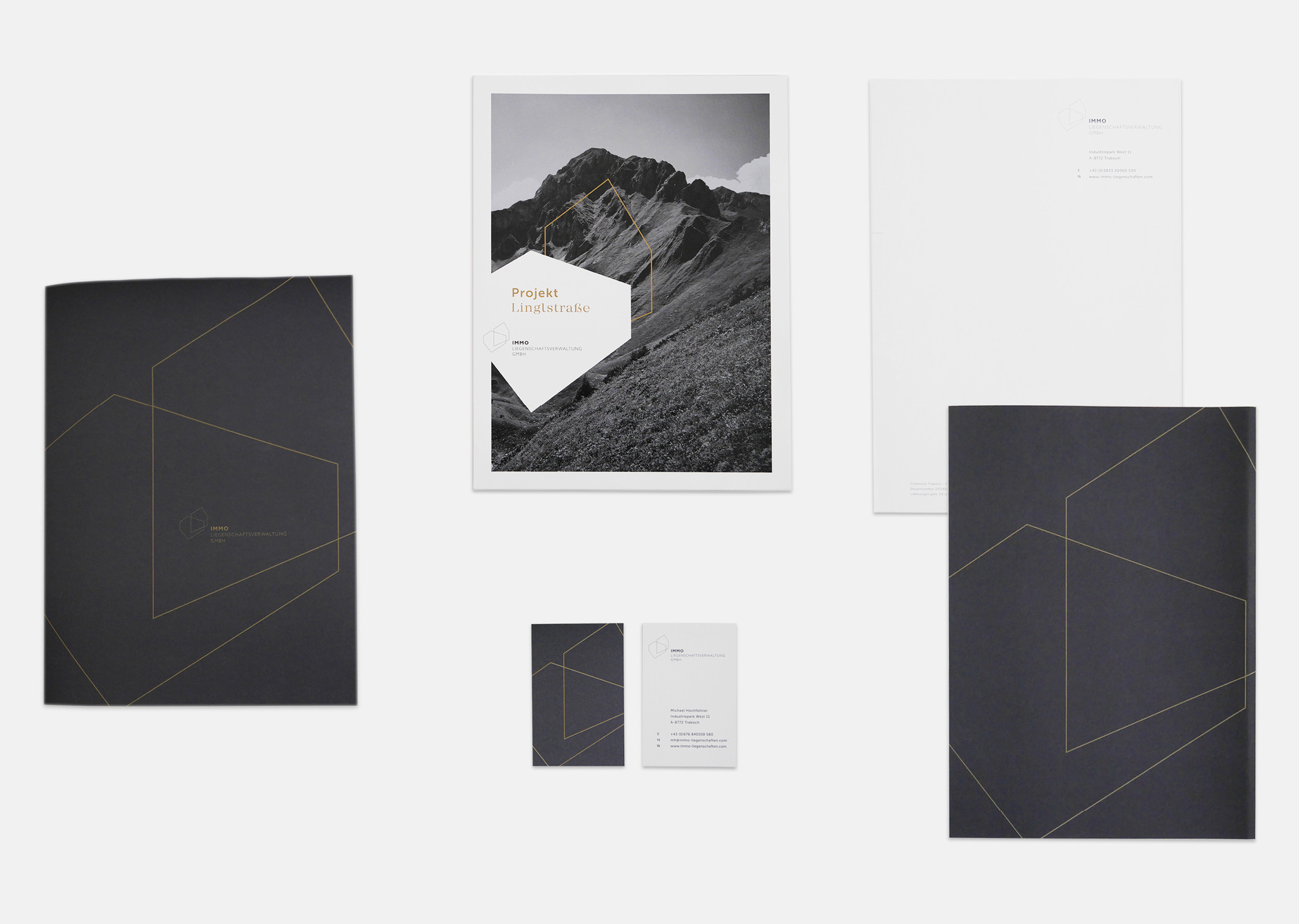 Immo Liegenschaftsverwaltung Logo Corporate Design