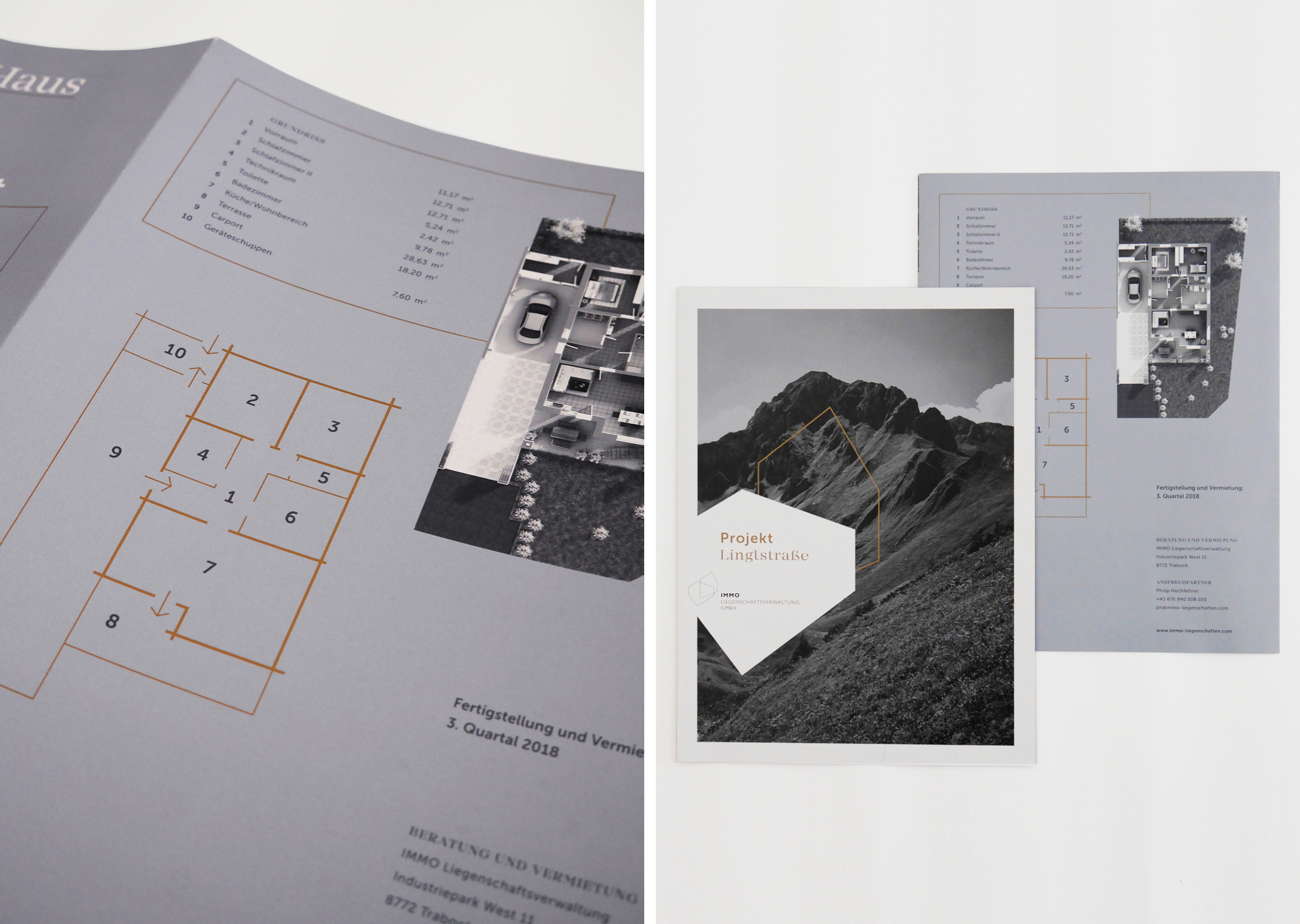 Immo Liegenschaftsverwaltung Logo Corporate Design