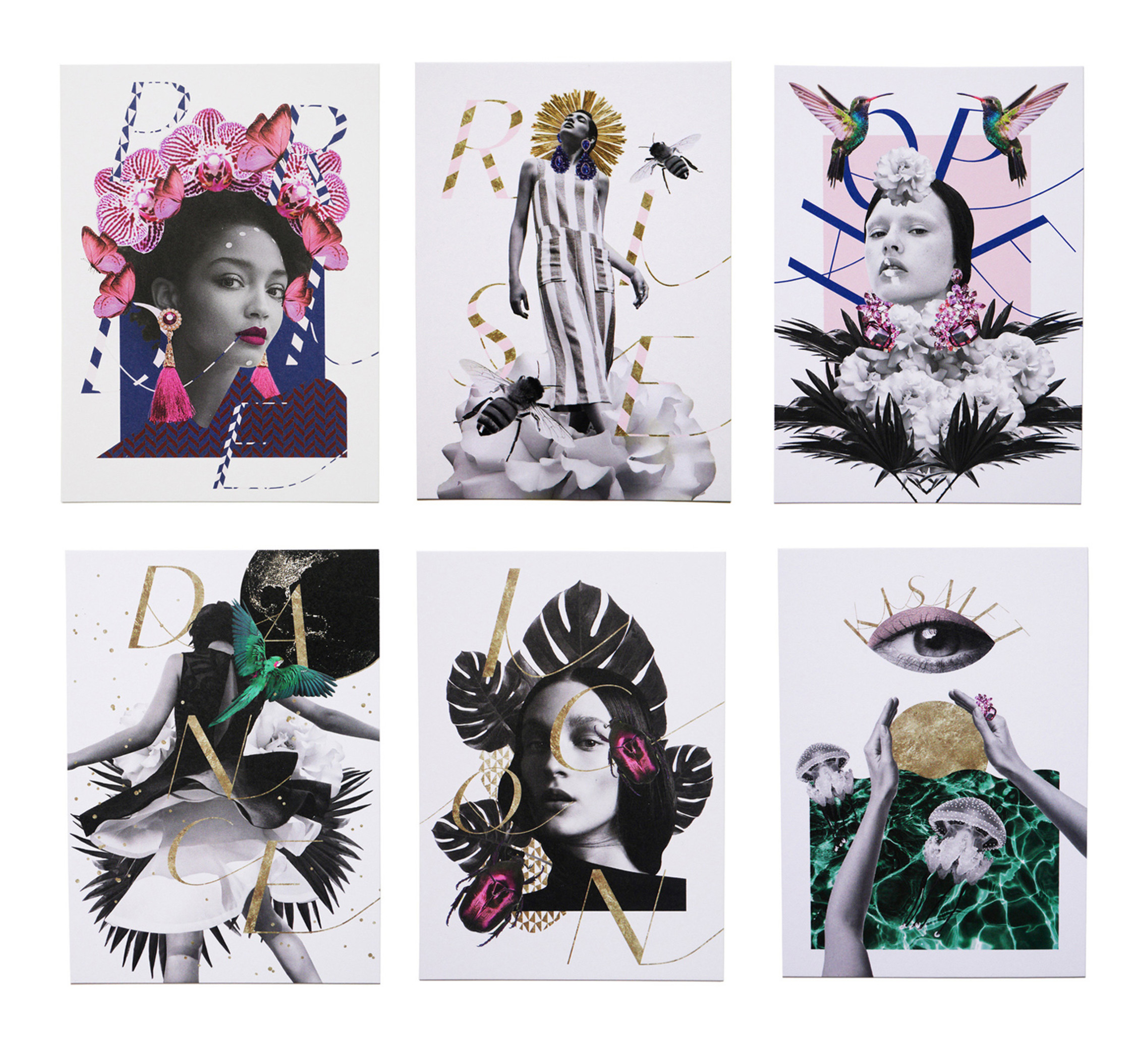 Typotique Artworks Collages Typography