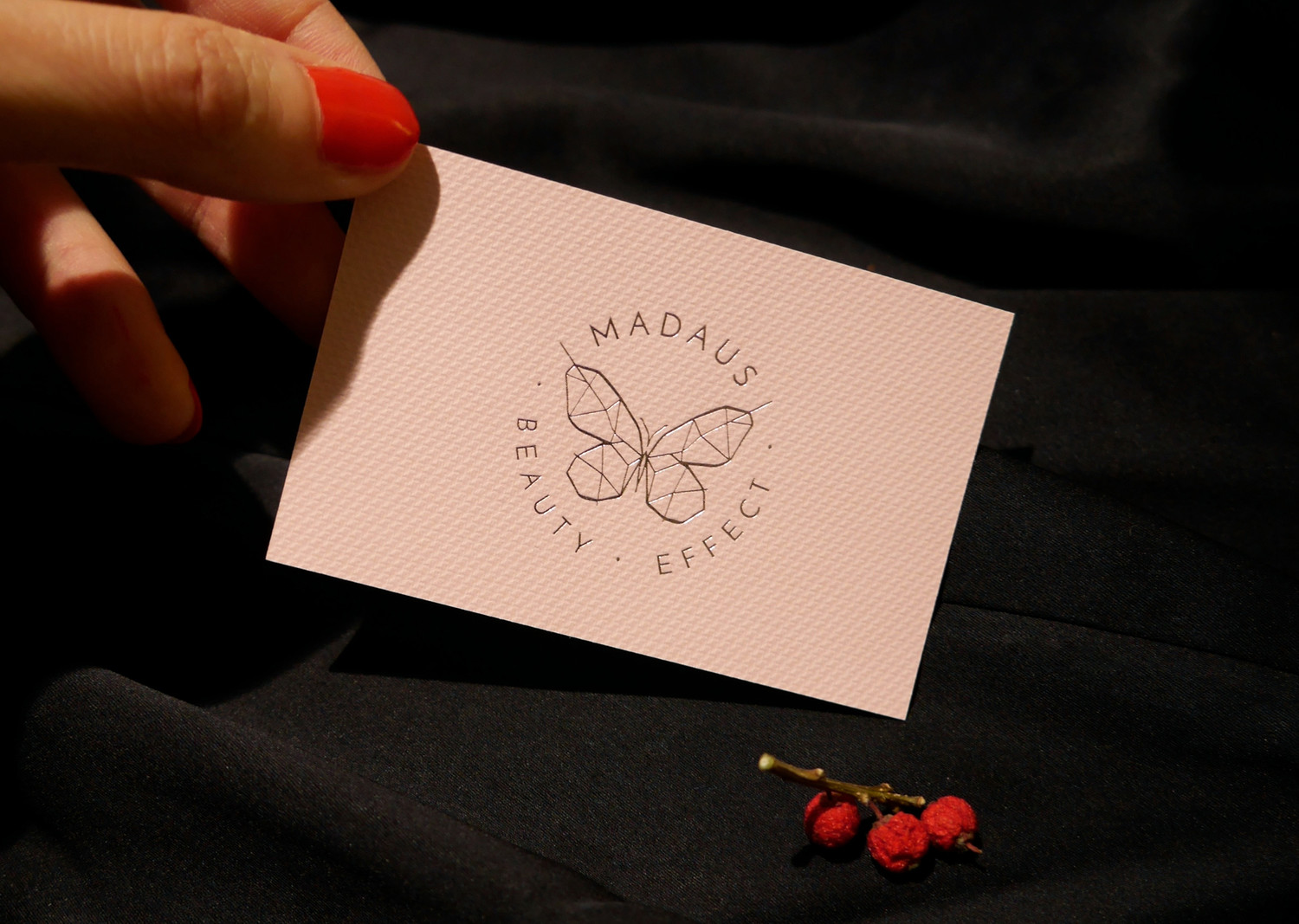 Madaus Beauty Effect Business Card Stationery Corporate Design
